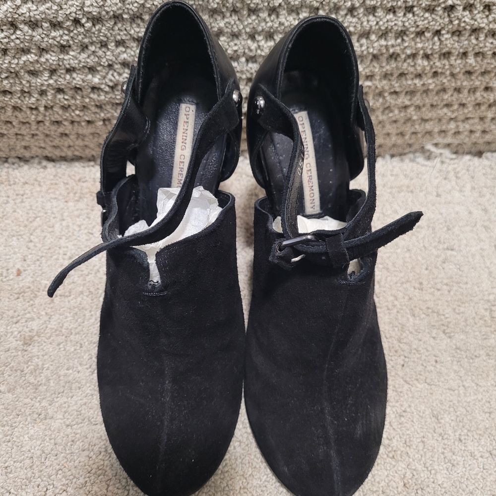 Opening Ceremony Black Ankle Boots